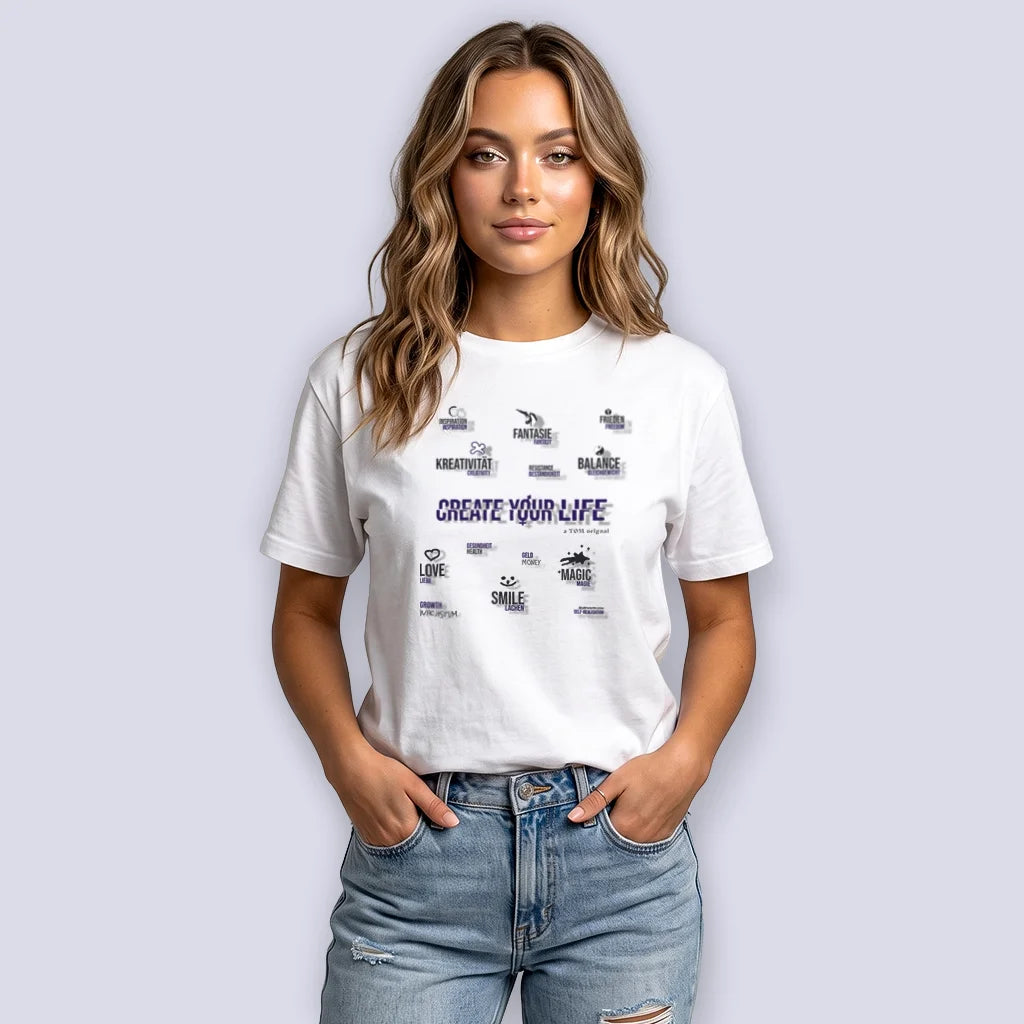 Statement Shirt "Create your Life"