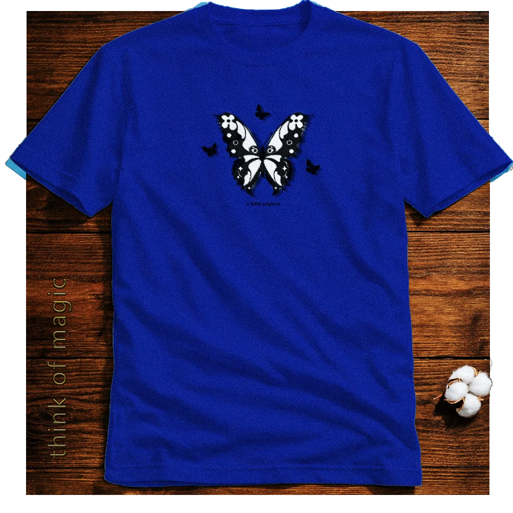 Tom Damen Shirt "Black Butterfly"- airlume cotton