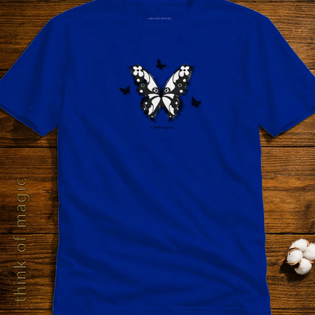 Damen T-Shirt "Black Butterfly" - Airlume Cotton