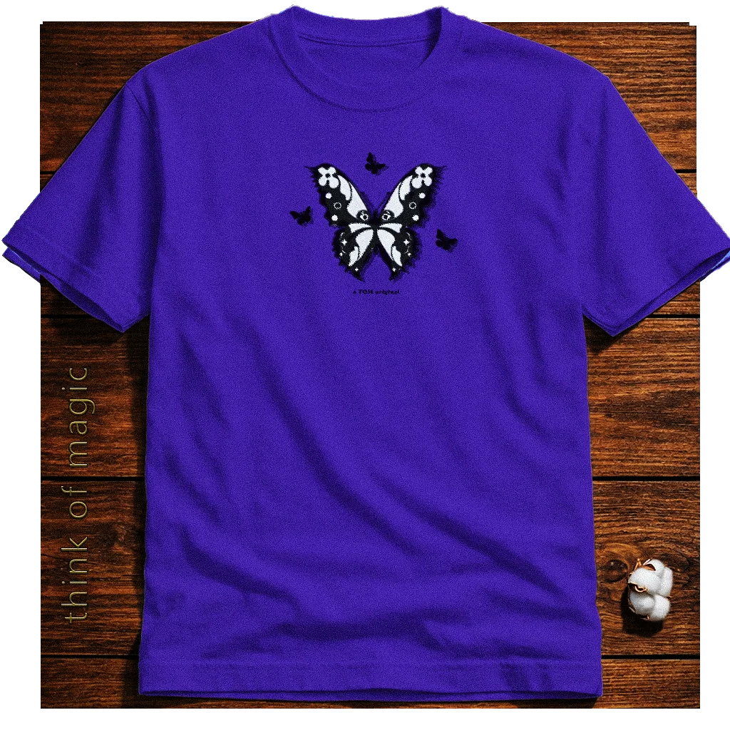 Tom Damen Shirt "Black Butterfly"- heavycotton