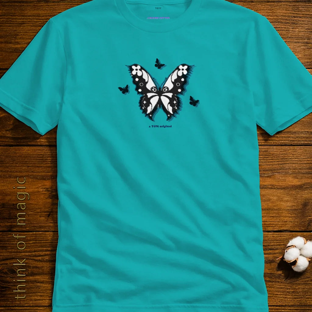 Damen T-Shirt "Black Butterfly" - Airlume Cotton
