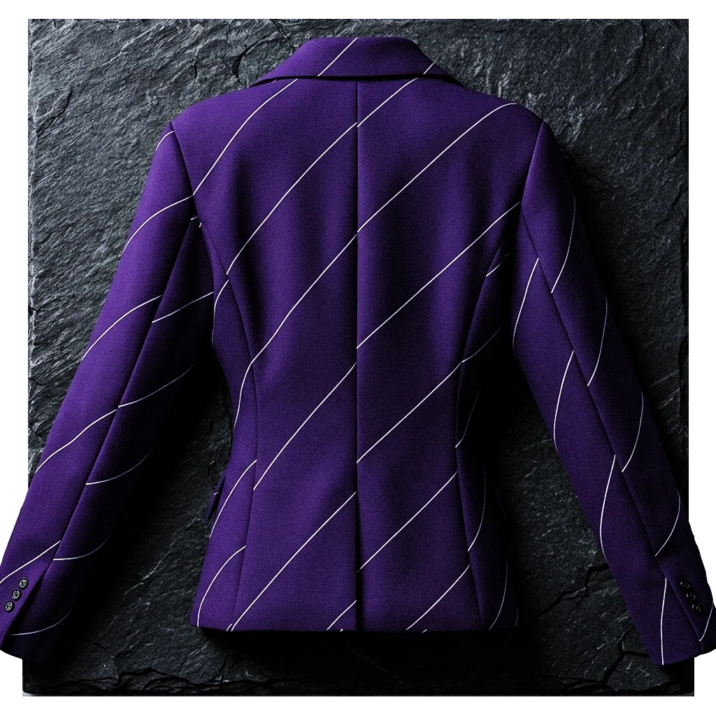 Tom Damen Blazer " Lines" - dark purple