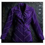 Tom Damen Blazer " Lines" - dark purple