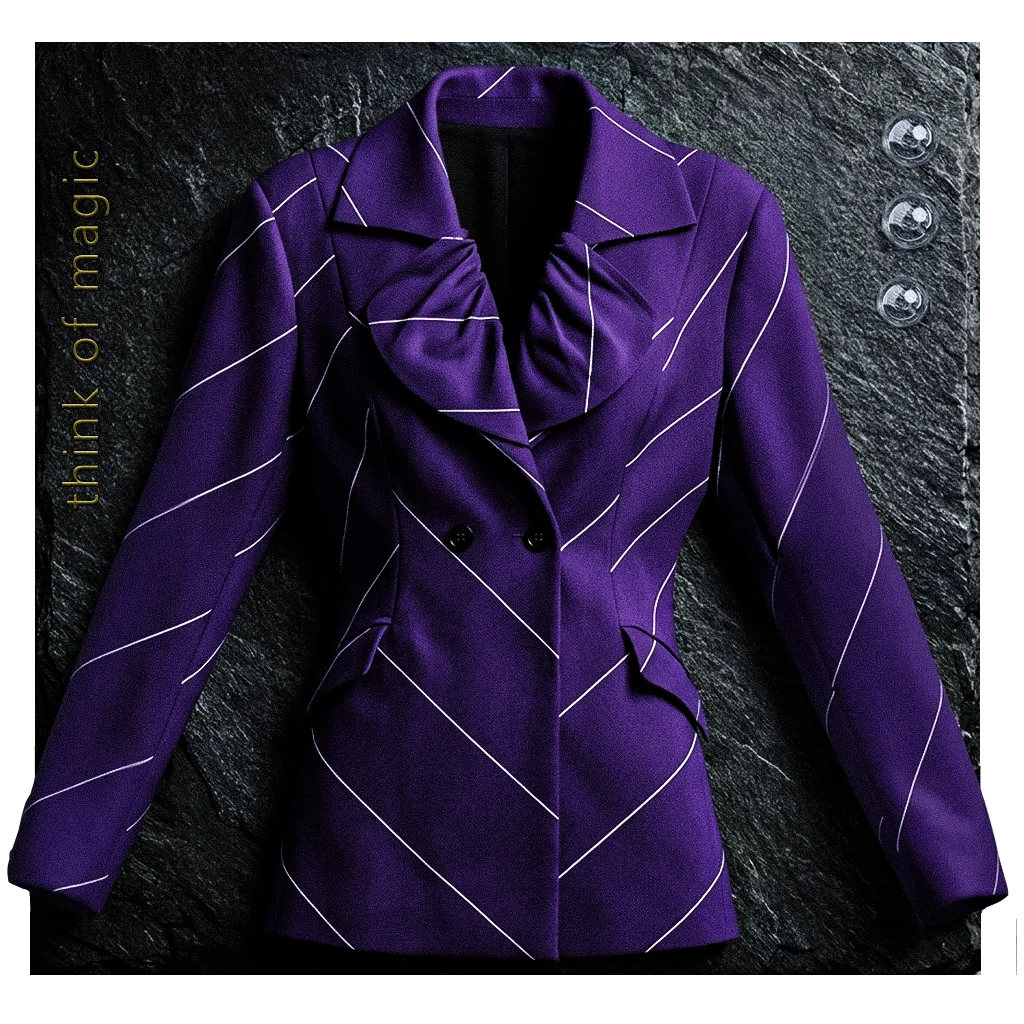 Tom Damen Blazer " Lines" - dark purple