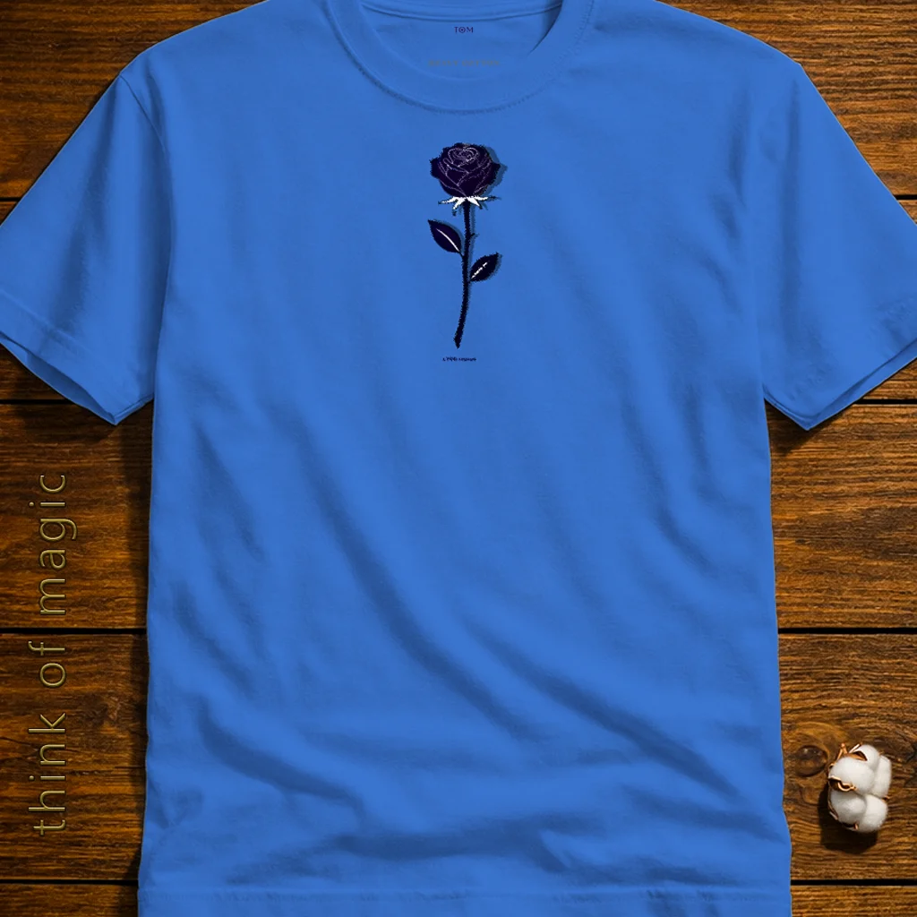 Damen T-Shirt "Blue Rose" - Heavycotton