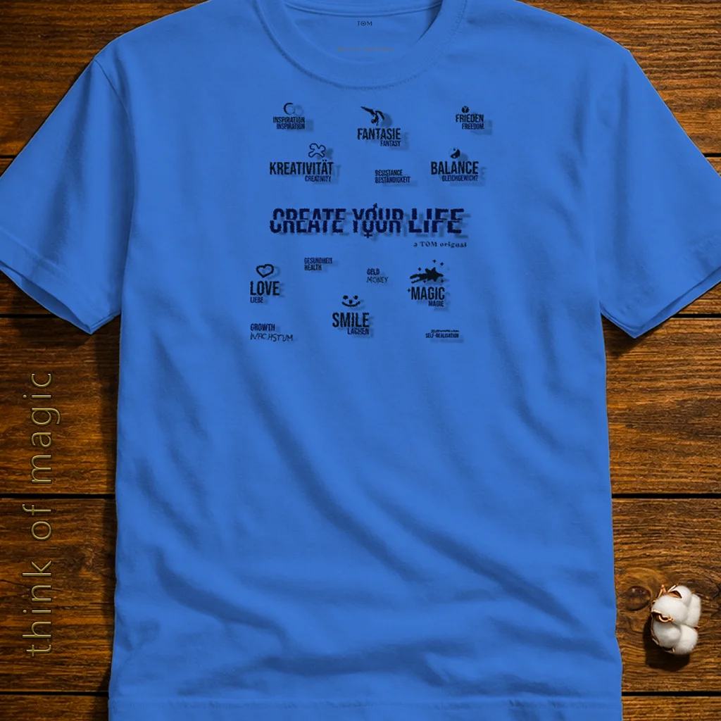 Damen T-Shirt "Create your Life" - Heavycotton