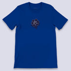 Casual Flower Shirt "Blue Hibiskus"