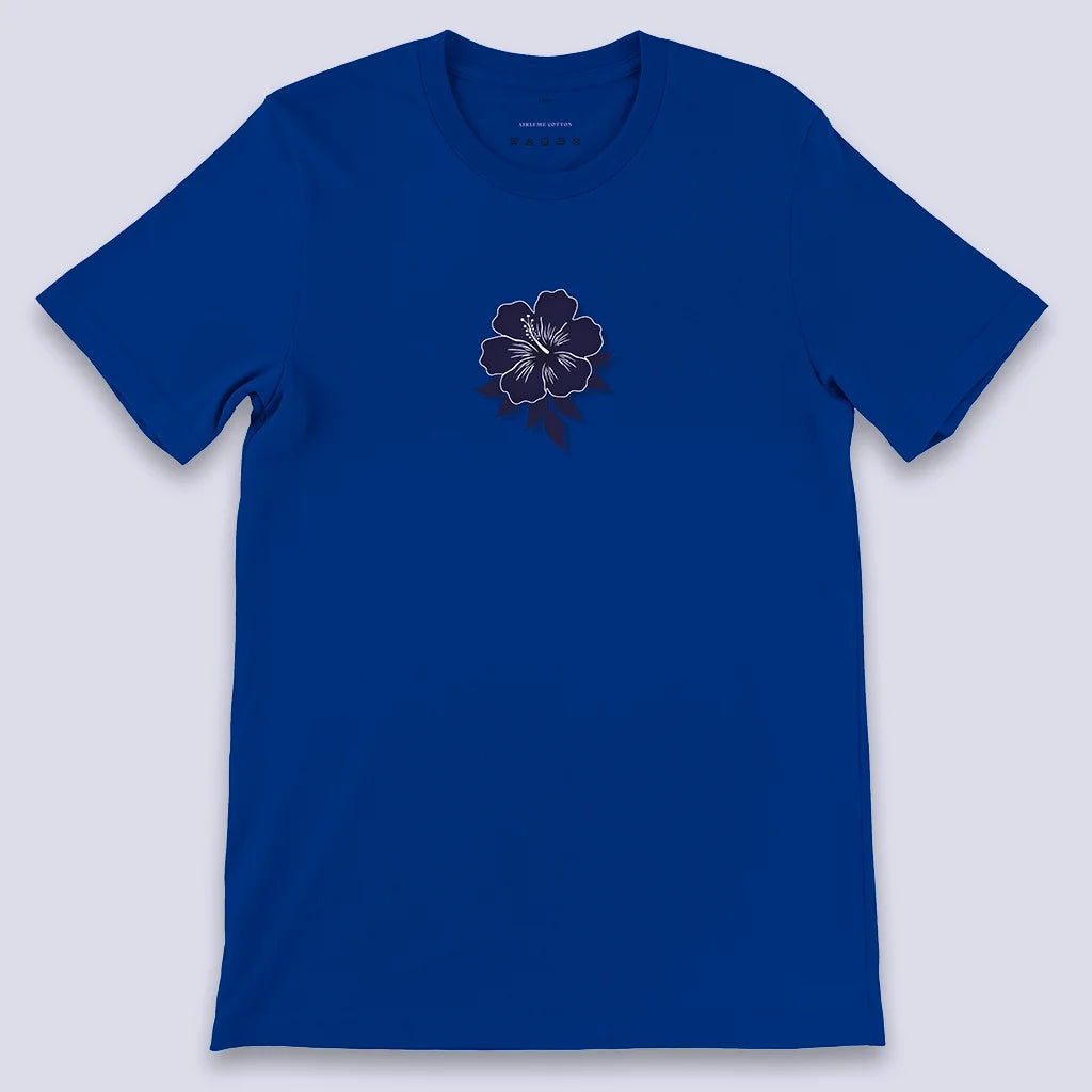 Shirt Damen "Blue Hibiskus"