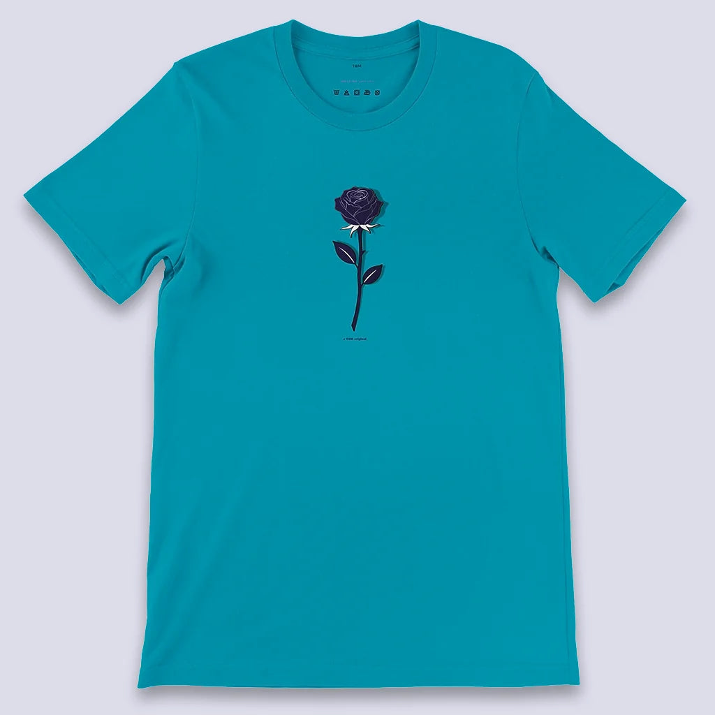 Shirt Dament "Blue Rose"