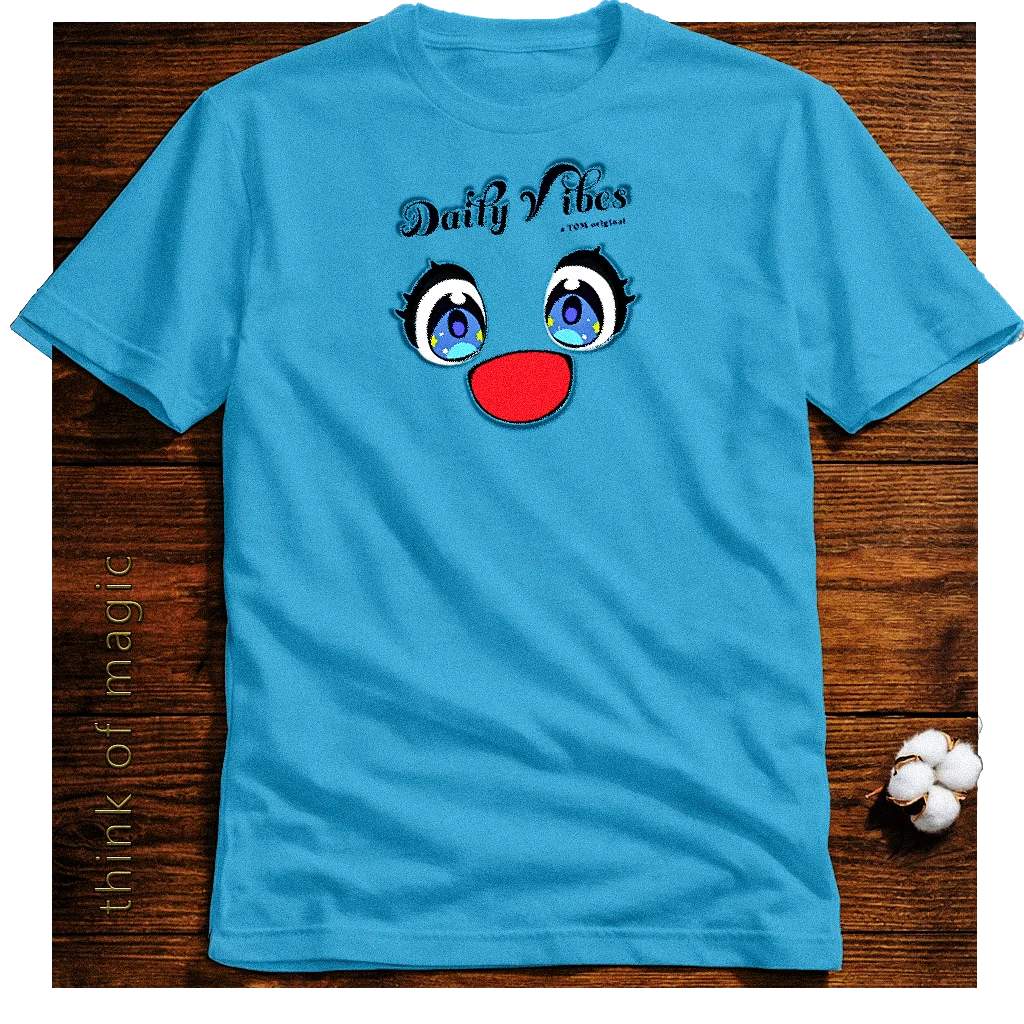 Tom Damen Shirt "Happy Vibes" -airlume cotton