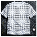 Tom Damen Styleshirt "Skulls" - weiß