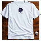 Tom Damen Shirt "Blue Hibiskus" - airlume cotton
