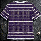 Damen T-Shirt "Skulls & Stripes"-Darkpurple