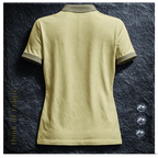 Tom Damen Poloshirt "Soft Fit" - creme-gold