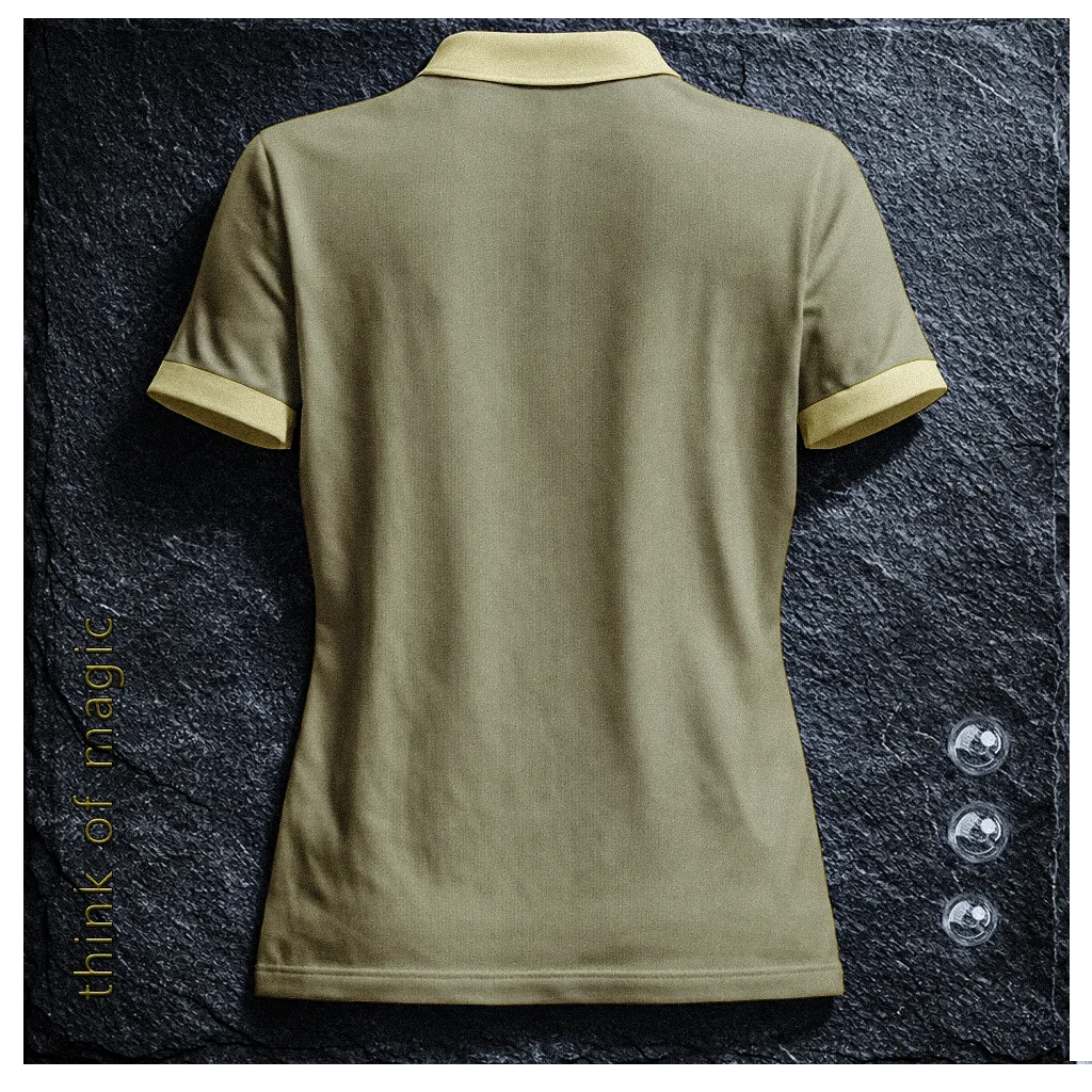 Tom Damen Poloshirt "Soft Fit"-gold-creme