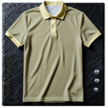Tom Damen Poloshirt "Soft Fit"-gold-creme