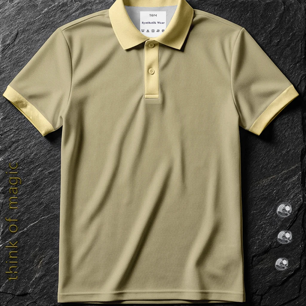 Damen Poloshirt "Soft Fit"-Gold-Creme