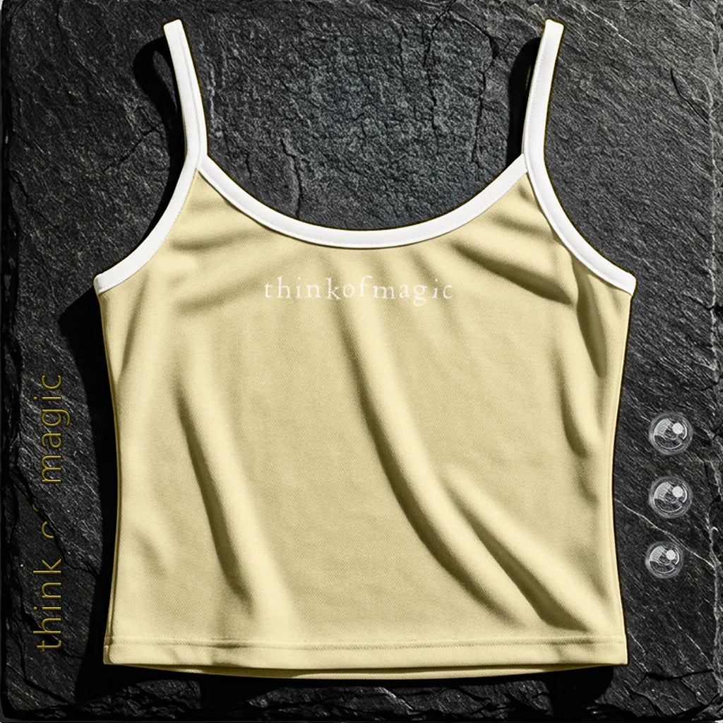 Damen Strap Top - Creme
