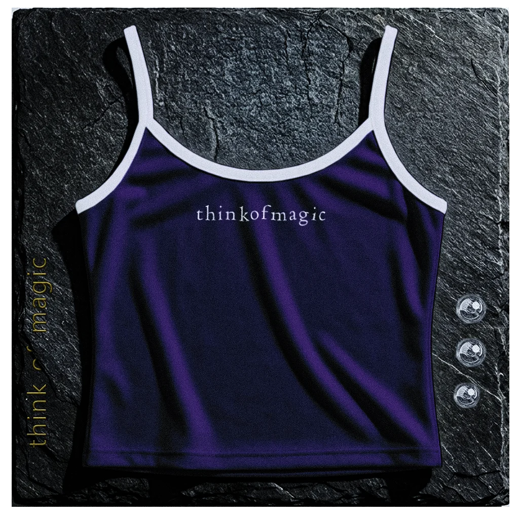 Tom Damen Tanktop "Strap Top" - dark purple
