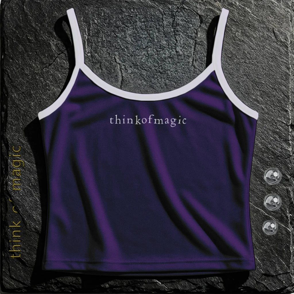 Damen Strap Top - Darkpurple