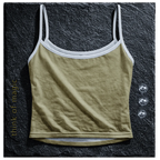 Tom Damen Tank Top "Strap Top" - gold